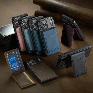 Premium 2-in-1 Back Cover | Afneembare Wallet Kickstand | voor Apple iPhone