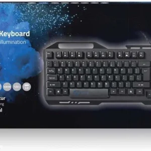 Nedis Bedraad Gaming Toetsenbord - USB 2.0 - Membrane Toetsen - LED - US internationaal