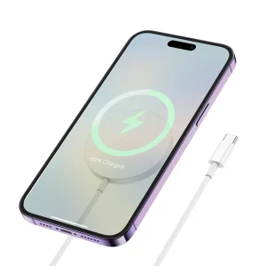 Draadloze Lader 15W | MagSafe-Compatibel Snel Oplader met USB-C Kabel