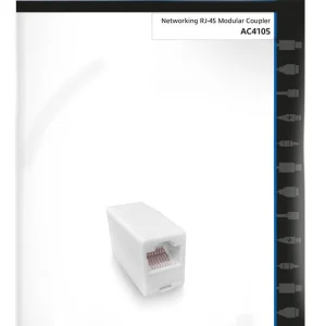 ACT RJ45 Koppelstuk internetkabel UTP - Modulair ethernet verlengstuk - Wit – AC4105