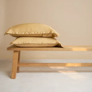 Bamboe Kussensloop Okergeel