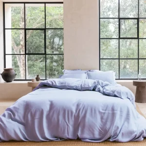 TENCEL™ Twill Dekbedovertrek Lavendel Blauw