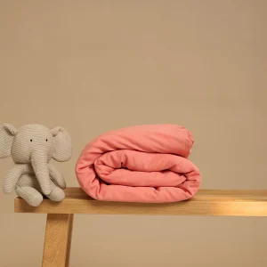 Kids - TENCEL™ Twill Dekbedovertrek Blush