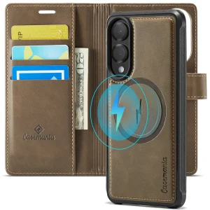 Snap Magnet+ | MagSafe-Compatibel Luxe 2-in-1 Bookcase | Mahogany Brown