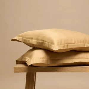 TENCEL™ Twill Kussensloop Okergeel