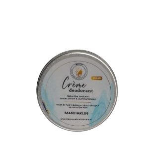 Vegan deodorant zonder aluminium met subtiele mandarijngeur