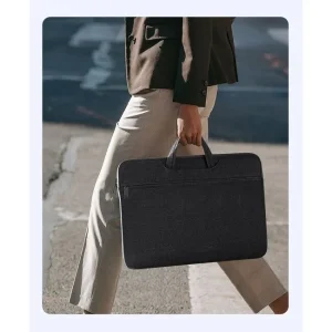 Dux Ducis - Laptoptas – 15.5 tot 16 Inch - Laptop sleeve - Met Handvat - zwart