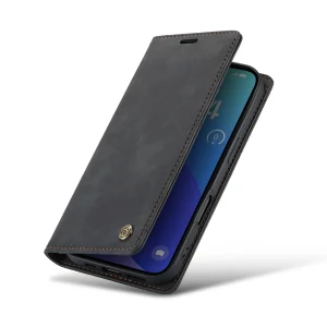 Slim | Portemonnee Book Case | Charcoal Gray