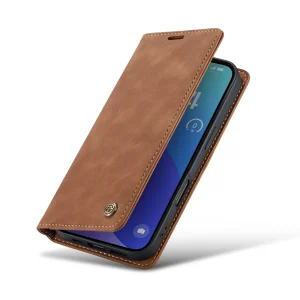 Slim | Portemonnee Book Case | Sienna Brown