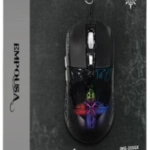 INCA Gaming Muis IMG-355GX 7200 DPI, RGB, 6 Knoppen, USB, SW retail
