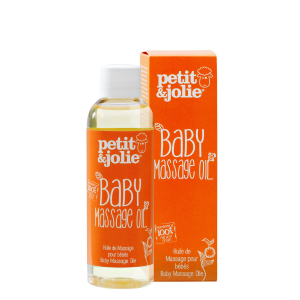 Natuurlijke baby massage-olie voor verzorging met aandacht en zachtheid