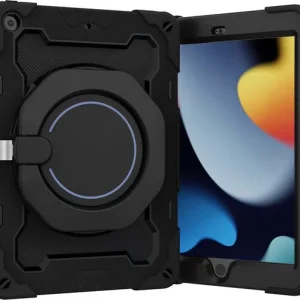 Tablet hoes geschikt voor de Apple iPad 10.2 (2021/2020/2019) - Zwart